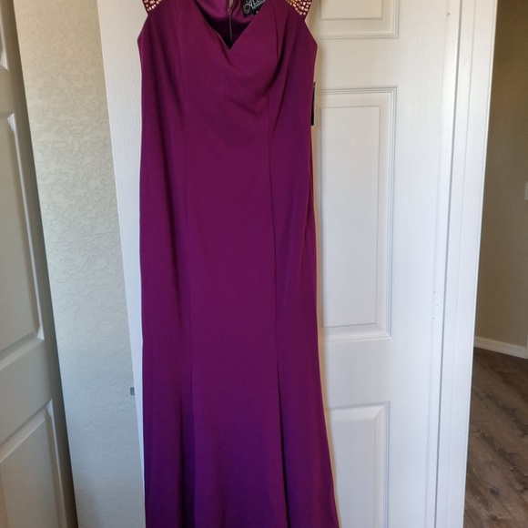 Alex Evenings Dresses Alex Evenings Off The Shoulder Metallic